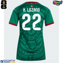 Ženski Nogometni dresi Mehika Hirving Lozano #22 Domači SP 2026 Kratek Rokav